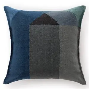 Cojín Diamond Blue-Green cuadrado GAN