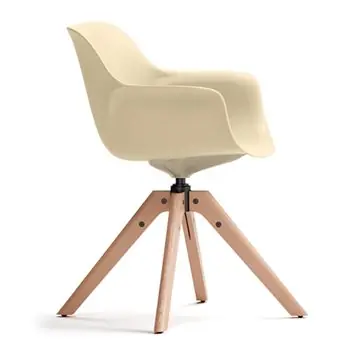 Sillón Abril base piramidal madera esPattio