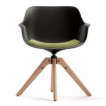 Sillón Abril base piramidal asiento tapizado esPattio