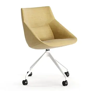 Silla Bow Chair base 4 radios aluminio con ruedas esPattio