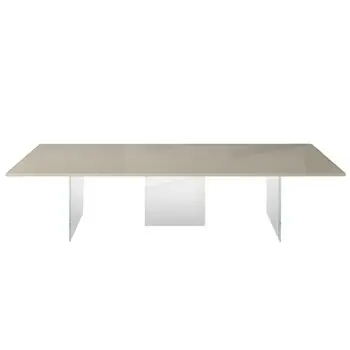Mesa centro rectangular Air cristal Lago