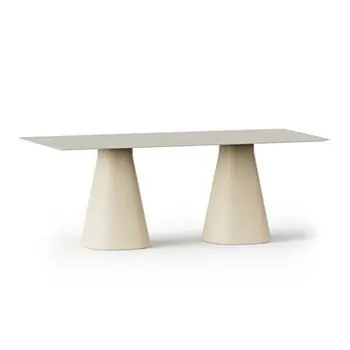 Mesa Baelo doble rectangular Dekton esPattio