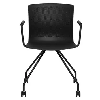 Sillón Glove 4 radios metal con ruedas Forma5 - Forma 5