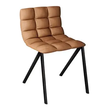 Silla Mezz’aria acolchada patas metal Lago
