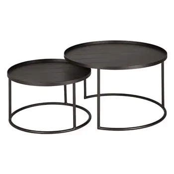 Juego de 2 Mesas Tray Outdoor Ethnicraft