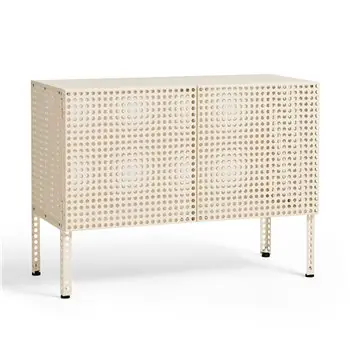 Aparador Perforated Cabinet Small Floor Hay