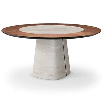 Mesa Rado Ker-Wood Round Cattelan Italia