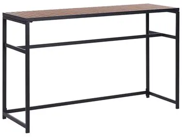 Mesa de bar de jardín AVETRANA 150 cm 50 cm Negro - Jardín y balcón