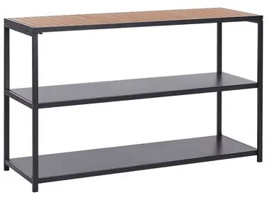 Isla de cocina exterior AVETRANA Negro Metal - Jardín y balcón