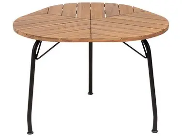 Mesa de jardín VARENNA 106 cm 103 cm Madera de acacia Marrón - Jardín y balcón