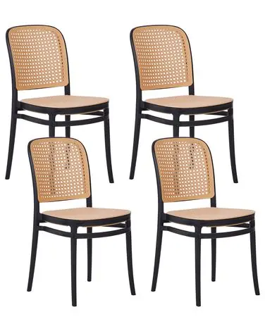 Conjunto de 4 sillas de jardín PLOSE Beige - Comedor