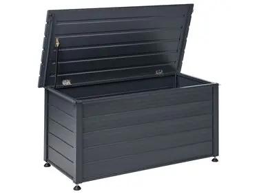 Storage Box CAMPALTO 123 cm 60 cm Dark Grey - Garden & Balcony