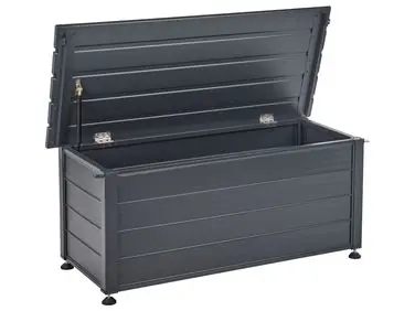 Arcón CAMPALTO 113 cm 50 cm Gris oscuro - Jardín y balcón