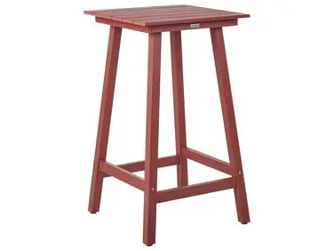 Garden Bar Table ADIRONDACK 60 cm 59 cm Synthetic Material Red - Garden & Balcony