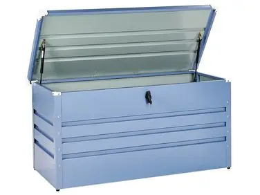 Arcón CEBROSA 132 cm 62 cm Azul - Jardín y balcón