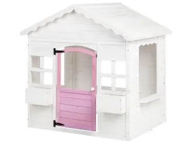 Casita de jardín NIKAIA Madera de abeto Blanco - Jardín y balcón