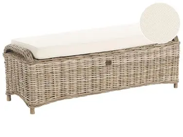 Otomana de jardín SUSUA 140 cm Ratán Natural - Jardín y balcón