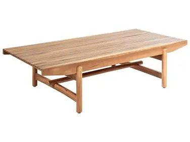 Garden Coffee Table GIAVENO 145 cm 79 cm Acacia Wood Brown - Garden & Balcony