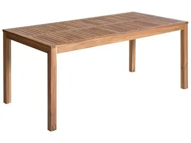Mesa de jardín OMBRIANO 180 cm 90 cm Madera de acacia certificada Marrón claro - Jardín y balcón