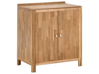 Armario de cocina exterior VENOSA Marrón Madera de acacia - Jardín y balcón