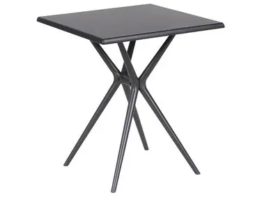 Mesa de jardín PIAVE 70 cm 70 cm Negro - Jardín y balcón