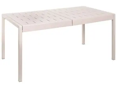 Mesa de jardín BARTICA 154 cm 84 cm Beige - Jardín y balcón