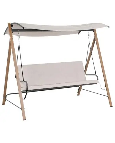Columpio BONAGIA Metal Beige - Jardín y balcón