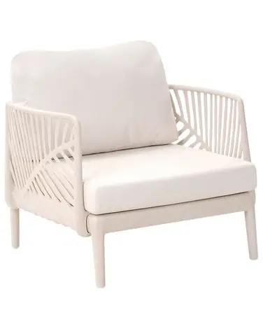 Sillón de jardín SATURNIA Beige claro - Jardín y balcón