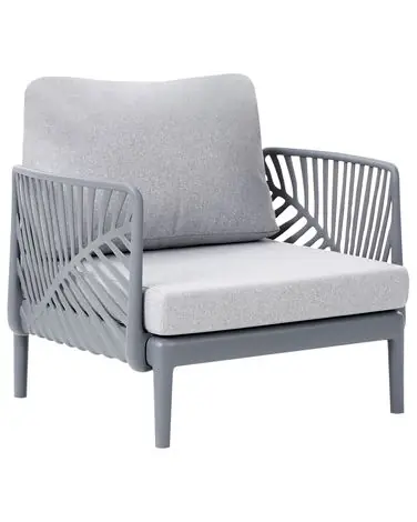 Sillón de jardín SATURNIA Gris - Jardín y balcón