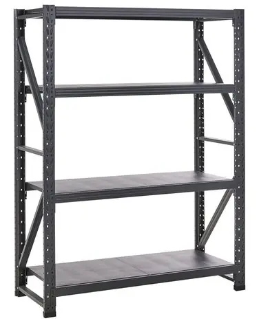 Garage Shelving FIUGGI Metal 200 cm 150 cm Black - Garden & Balcony