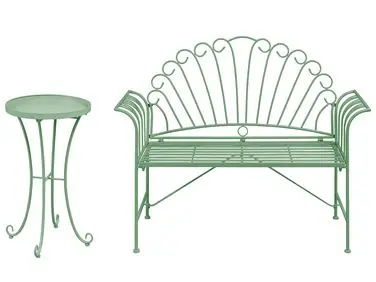 Conjunto de balcón CAVINIA Metal Verde - Jardín y balcón