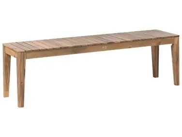 Banco de jardín CHIOGGIA 155 cm Madera de acacia certificada Marrón claro - Jardín y balcón