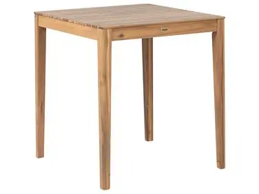 Bistro Table CHIOGGIA 70 cm 70 cm Certified Acacia Wood Light Brown - Garden & Balcony
