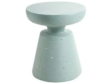 Mesa auxiliar MINCIO 45 cm 45 cm Efecto terrazo Terrazzo verde - Jardín y balcón