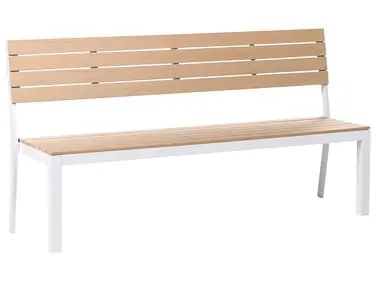 Banco de jardín COMO 174 cm Beige - Jardín y balcón