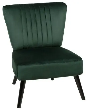 Armchair VAASA Velvet Emerald Green - Living Room