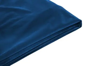 Funda para cama Terciopelo FITOU 180 x 200 cm Azul oscuro - Dormitorio