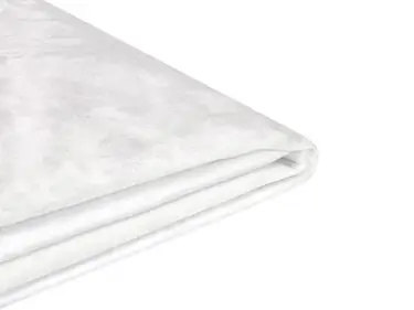 Funda para cama Terciopelo FITOU 160 x 200 cm Blanco - Dormitorio