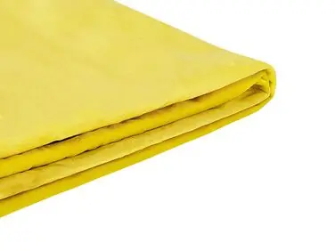 Funda para cama Terciopelo FITOU 160 x 200 cm Amarillo - Dormitorio