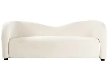 Sofa 3 Seater VELTADA Velvet Off-White