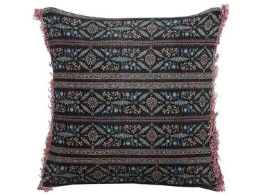 Throw Cushion RUTA Velvet 45 x 45 cm Multicolour Floral Pattern - Home Accessories