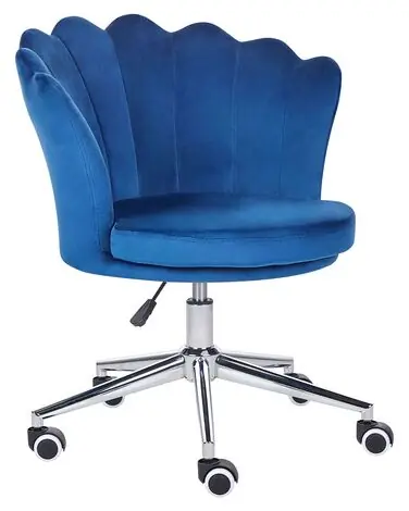 Desk Chair MONTICELLO Velvet Blue - Home Office