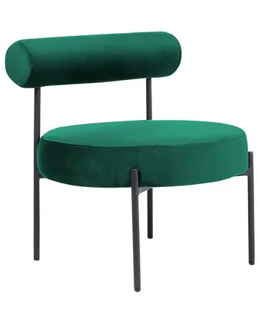 Armchair ALPHA Velvet Emerald Green - Living Room