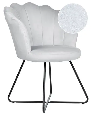 Armchair LOVELOCK Velvet Grey - Living Room