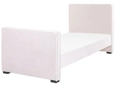 Cama infantil Terciopelo TEENIE 90 x 200 cm Rosa pastel - Dormitorio