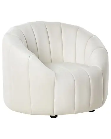 Armchair MALUNG Velvet Off-White