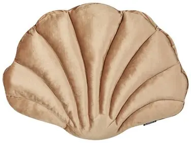 Cojín decorativo CONSOLIDA Terciopelo 47 x 35 cm Arena Liso - Accesorios decorativos