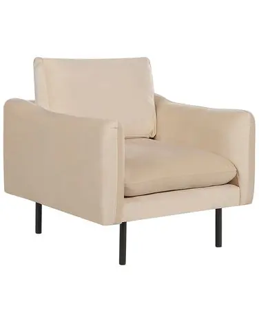 Sillón VINTERBRO Terciopelo Beige - Sala de estar