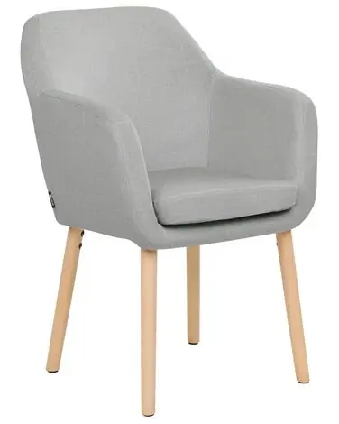 Silla de comedor YORKVILLE II Terciopelo Gris
