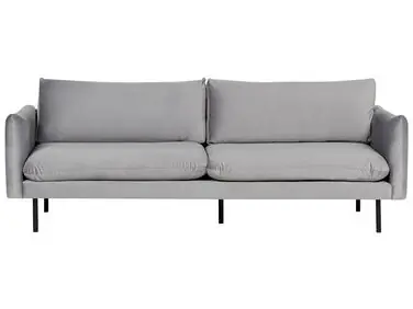 Sofa 3 Seater VINTERBRO Velvet Grey - Living Room